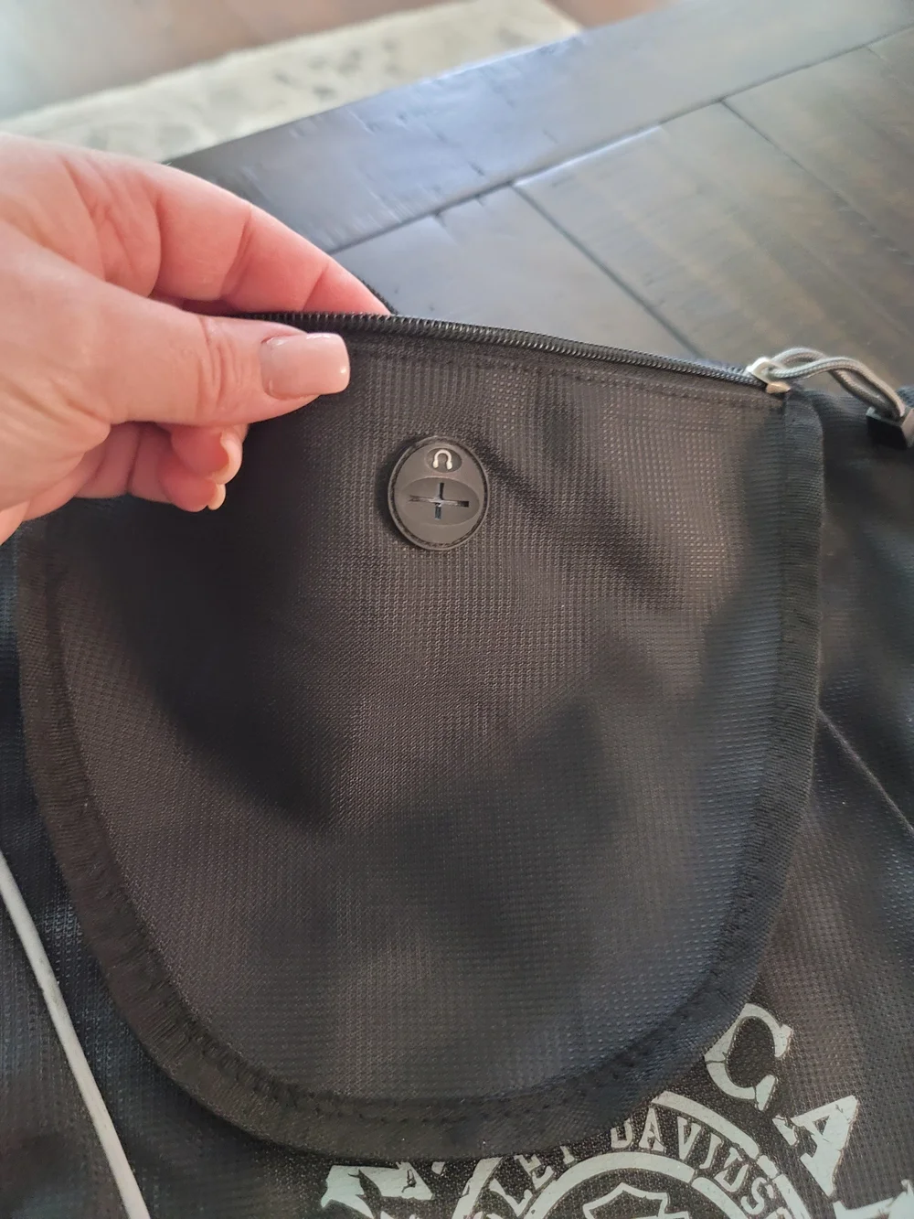 Harley-Davidson American Legend Black Drawstring Backpack